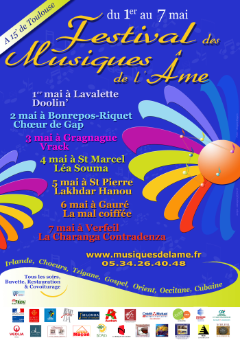 Affiche du Festival des Musiques de l'Âme de 2008